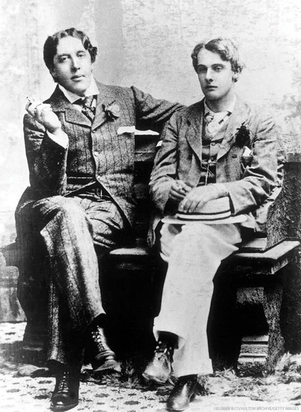 Oscar Wilde and Lord Alfred Douglas 