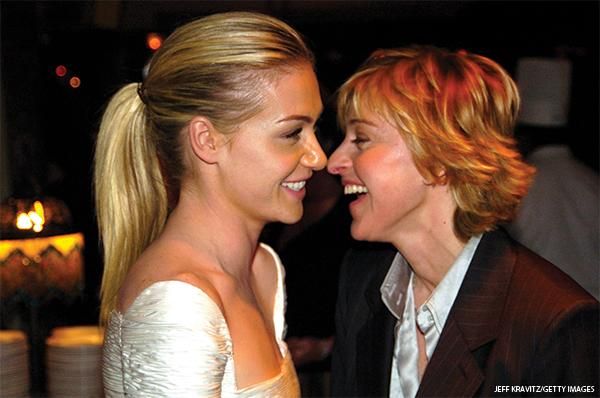 Ellen DeGeneres and Portia de Rossi 