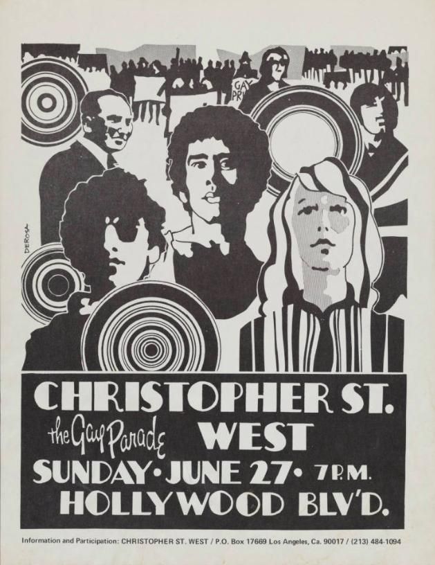Christopher Street West The Gay Parade Poster (1971)