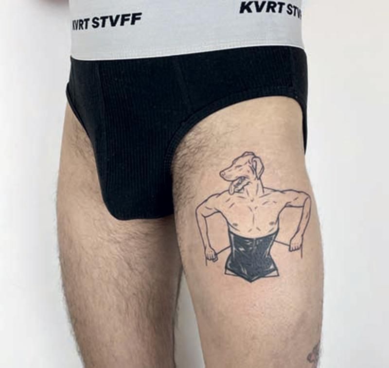 Art from the new book Queer Tattoo