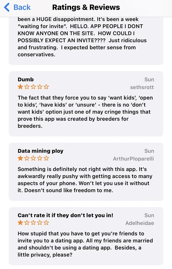 The Right Stuff Dating App Reviews