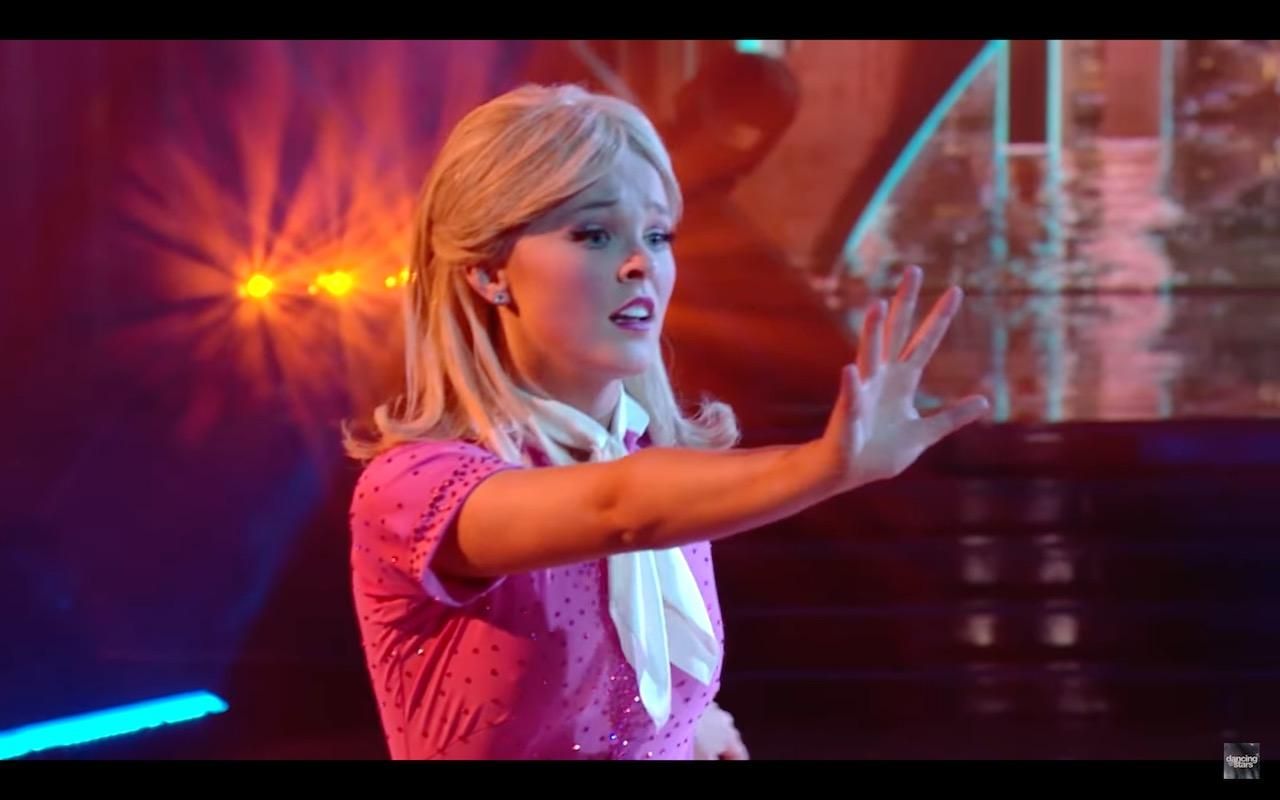 Watch JoJo Siwa Get a Near Perfect 'DWTS' Score With Energetic Salsa