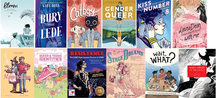 Top Graphic novels of 2019 cover images